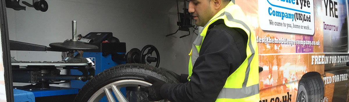 A busy tyre fitting servivce in Yorkshire